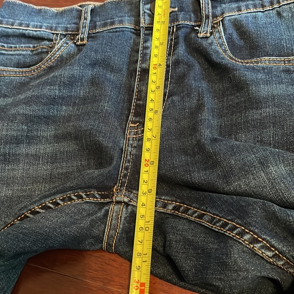 Levi’s jeans high rise slim fit Sz 28 W 39 Length dark wash - Picture 6 of 8